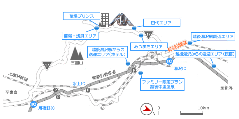 宿泊エリアマップ